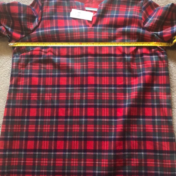 Vineyard Vines plaid Greenwich fluttersleeve dress - Picture 4 of 5